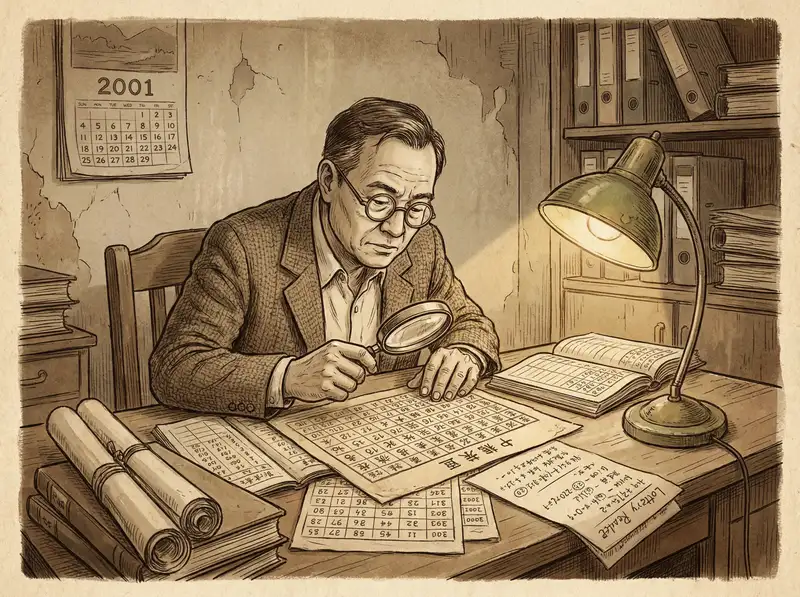 专家分析号码走势的工作场景